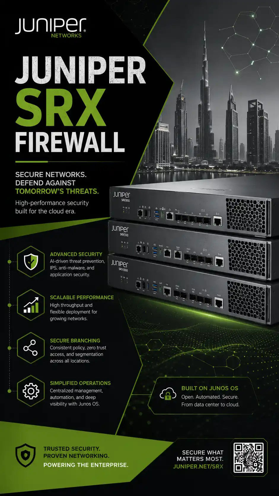 Juniper SRX Firewall firewall Dubai supply installation configuration and support