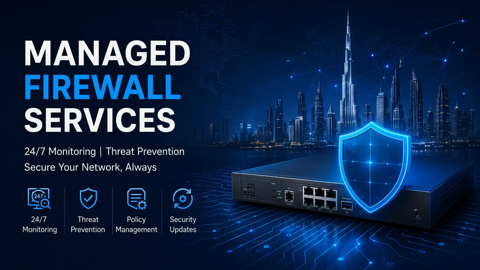Managed firewall product service Dubai