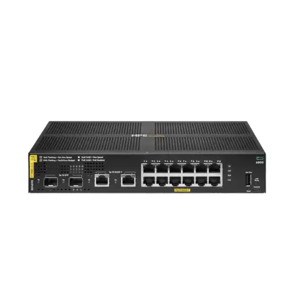 hpe aruba networking cx 6000 12 port poe switch dubai