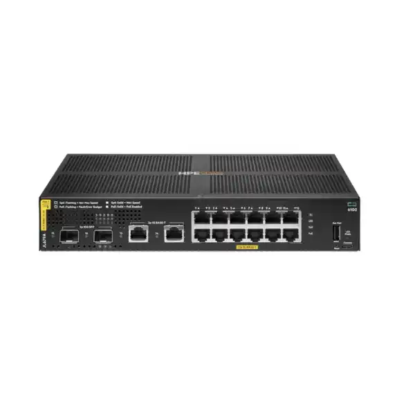 hpe aruba networking cx 6100 12g poe switch dubai